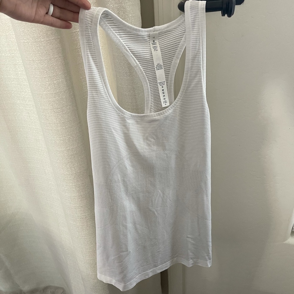 Lululemon White Tank